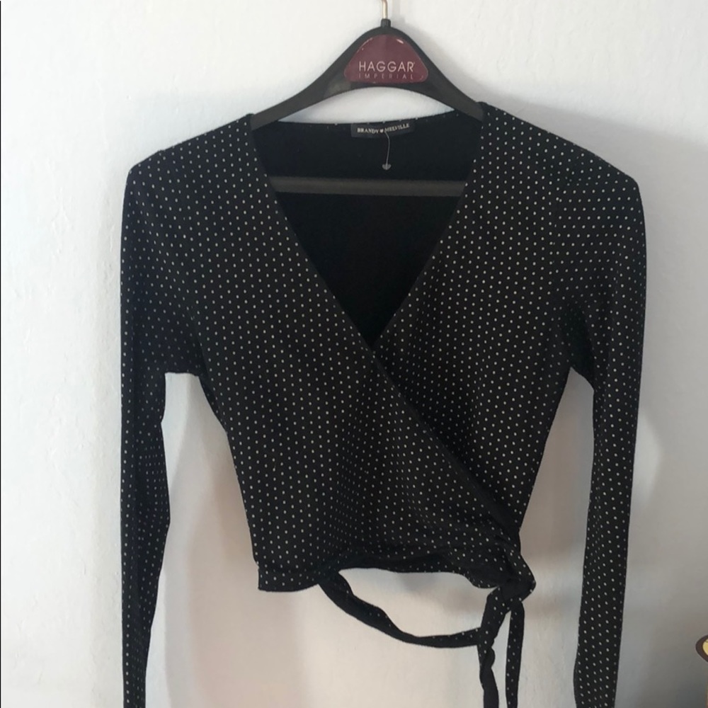 Brandy Melville Wrap Top